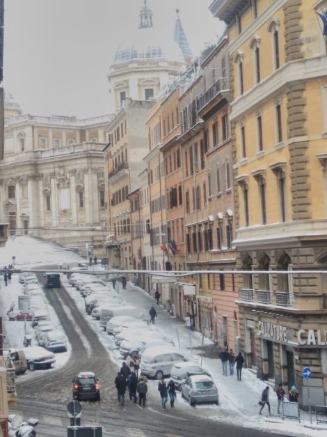 neve alla vecchia fattoria